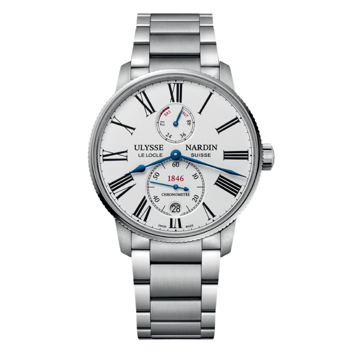Ulysse Nardin Watches - MARINE TORPILLEUR 42MM STAINLESS STEEL | Manfredi Jewels