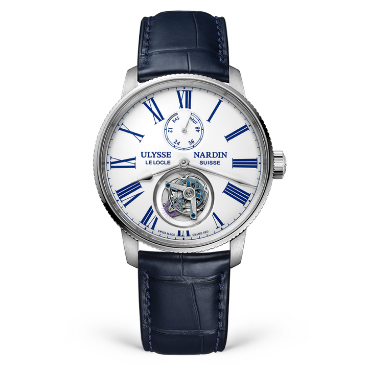 Ulysse Nardin Watches - MARINE TORPILLEUR TOURBILLON 42MM STEEL | Manfredi Jewels