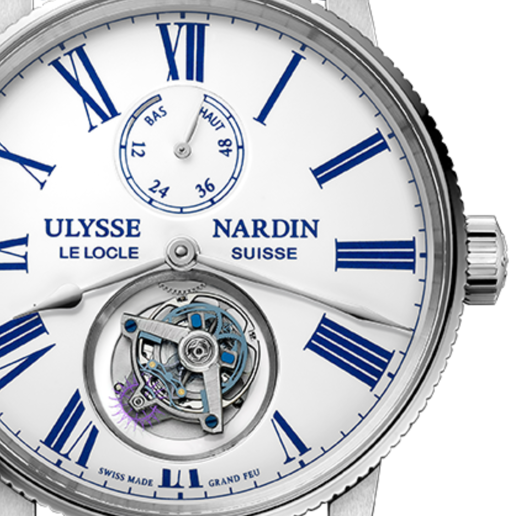 Ulysse Nardin Watches - MARINE TORPILLEUR TOURBILLON 42MM STEEL | Manfredi Jewels
