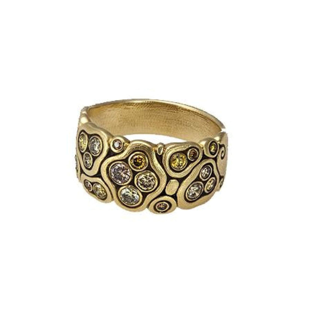 Alex Sepkus Jewelry - R-86 ’Swirling Water’ dome ring | Manfredi Jewels