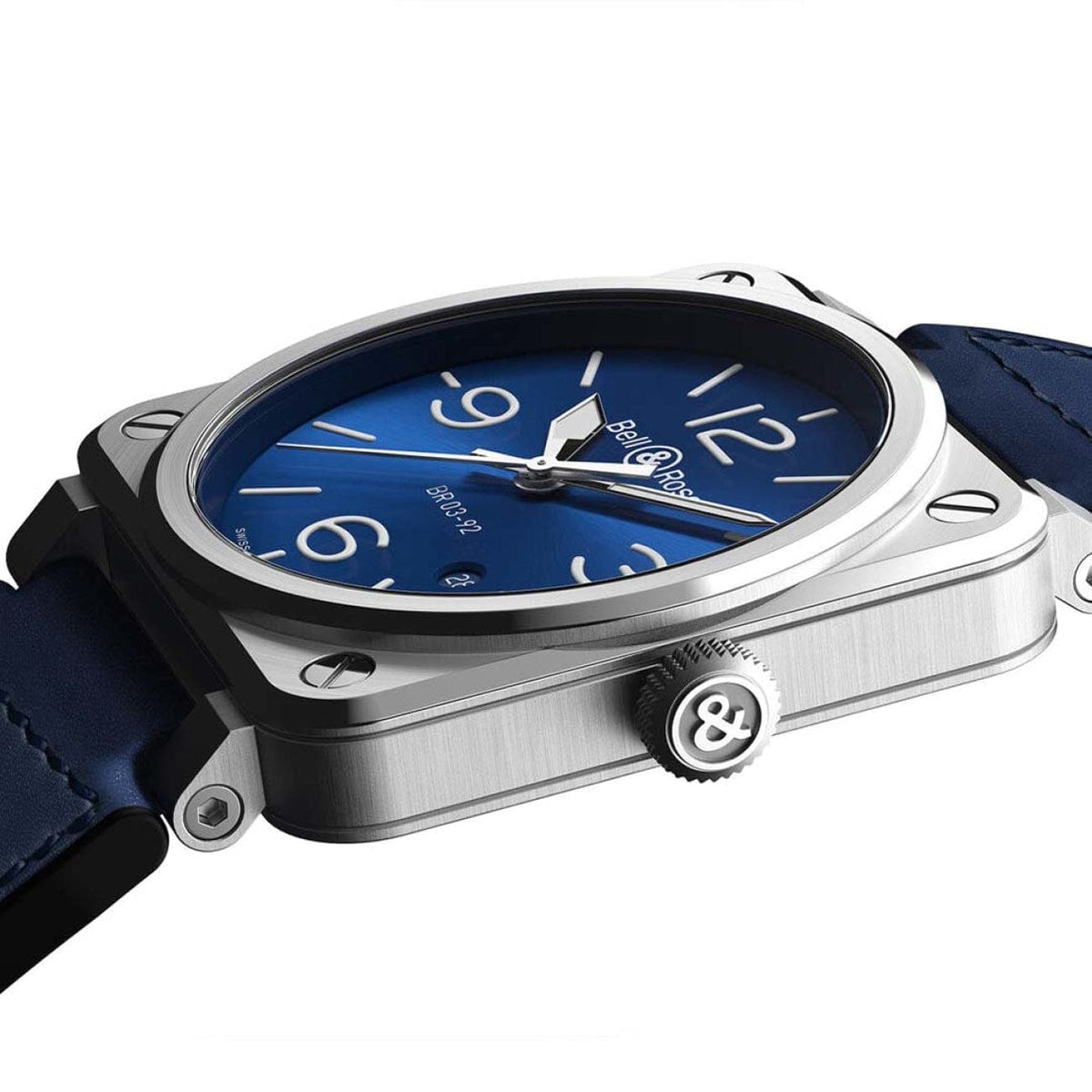 Bell & Ross New Watches - BR 03-92 BLUE STEEL | Manfredi Jewels