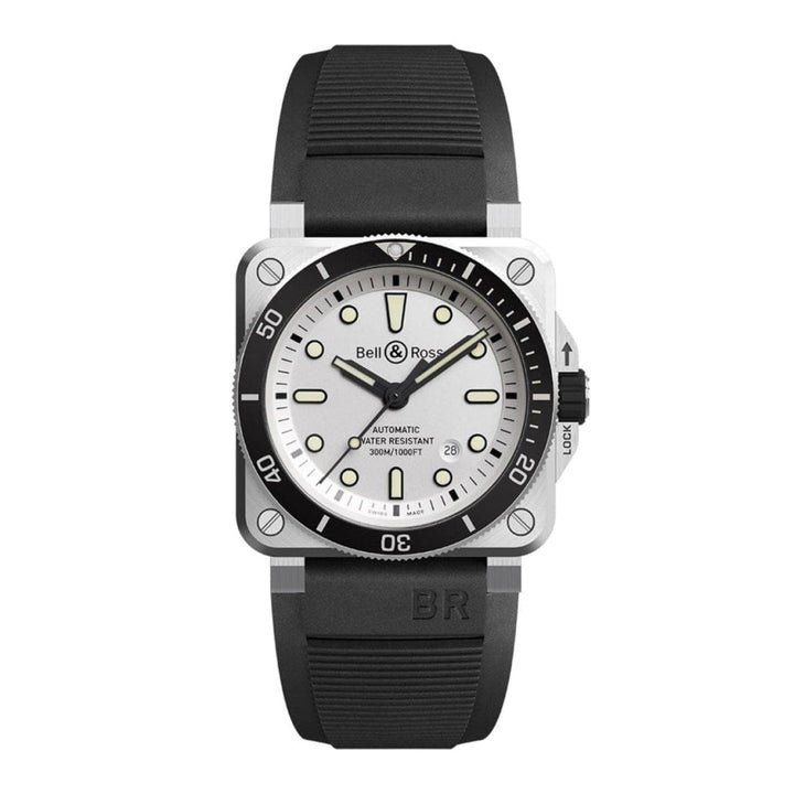 Bell & Ross New Watches - BR 03-92 DIVER WHITE | Manfredi Jewels