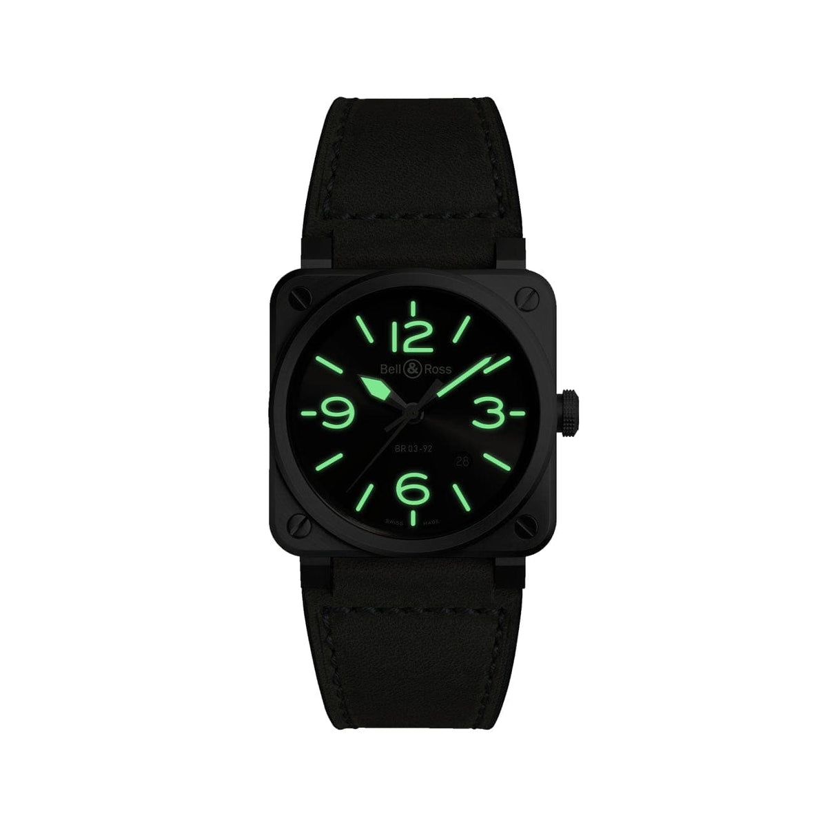 Bell & Ross New Watches - BR 03-92 GREY LUM | Manfredi Jewels