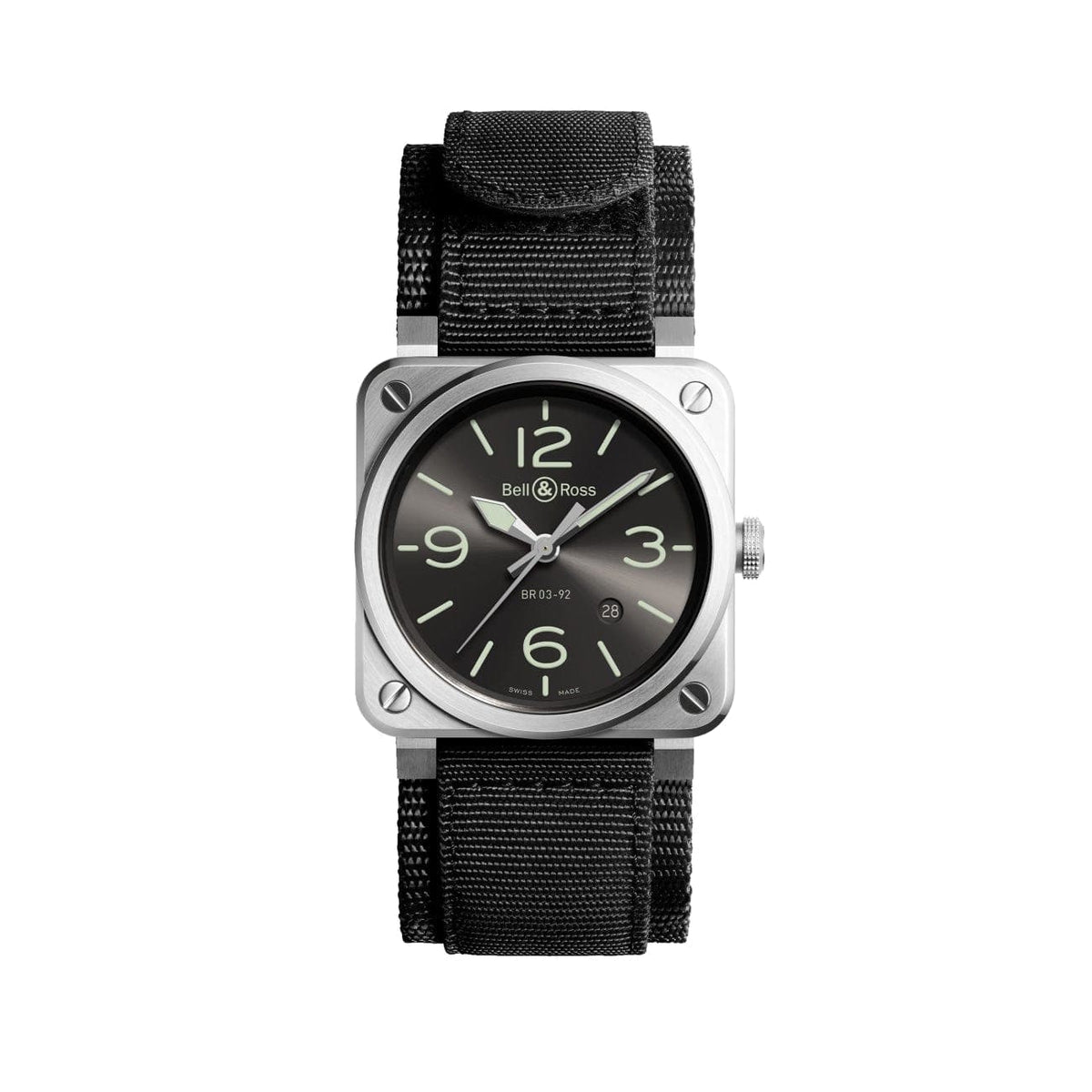 Bell & Ross New Watches - BR 03-92 GREY LUM | Manfredi Jewels