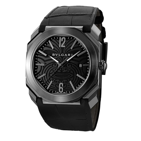 BVLGARI アナログ時計 シルバー× ブラック BVLGARI シルバー ブラック 時計