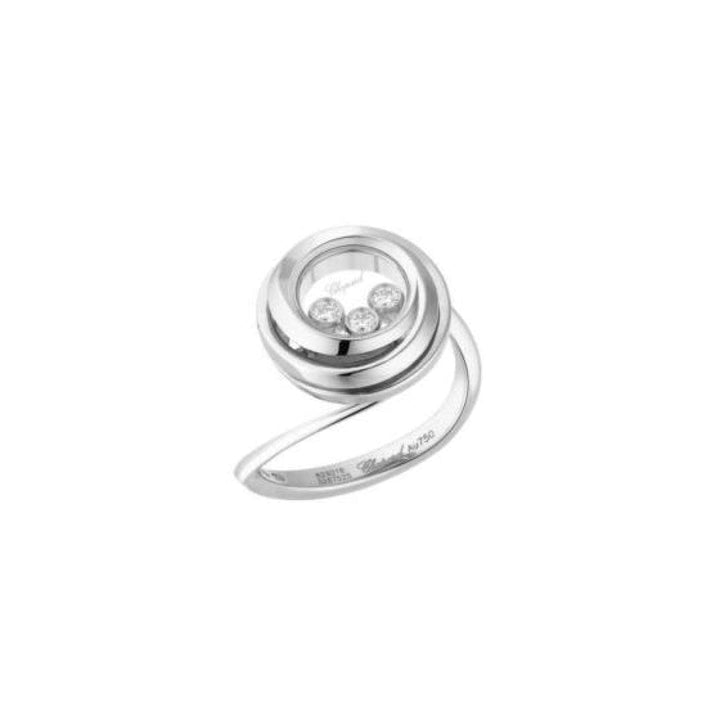 Chopard Jewelry - HAPPY EMOTIONS RING WHITE GOLD DIAMONDS | Manfredi Jewels