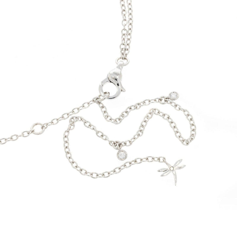 Estate Jewelry - Casato 18k White Gold Sapphires & Diamonds Necklace | Manfredi Jewels