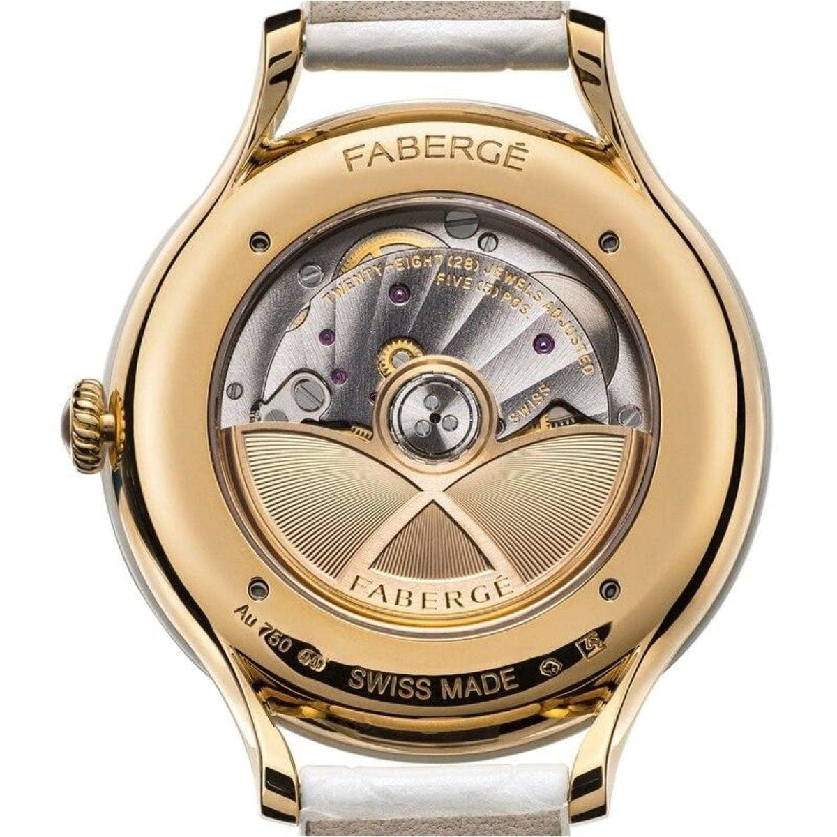 Fabergé Watches - Flirt 36MM 18 Karat Rose Gold - White Dial | Manfredi Jewels