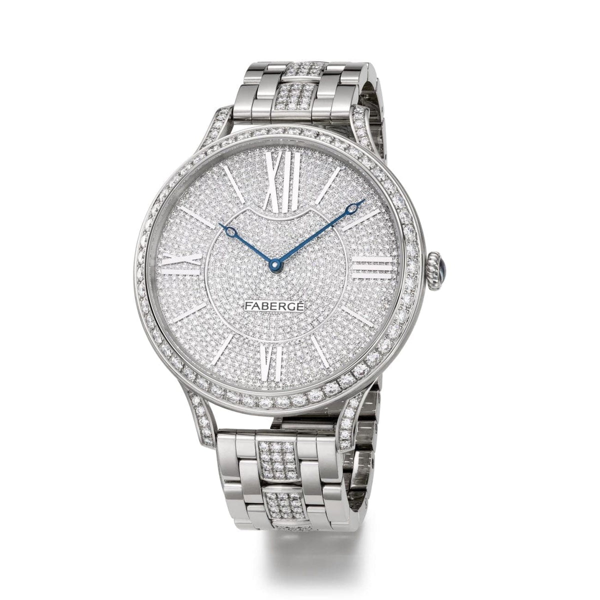 Fabergé Watches - Flirt 39MM 18 Karat White Gold - Full Set Dial | Manfredi Jewels