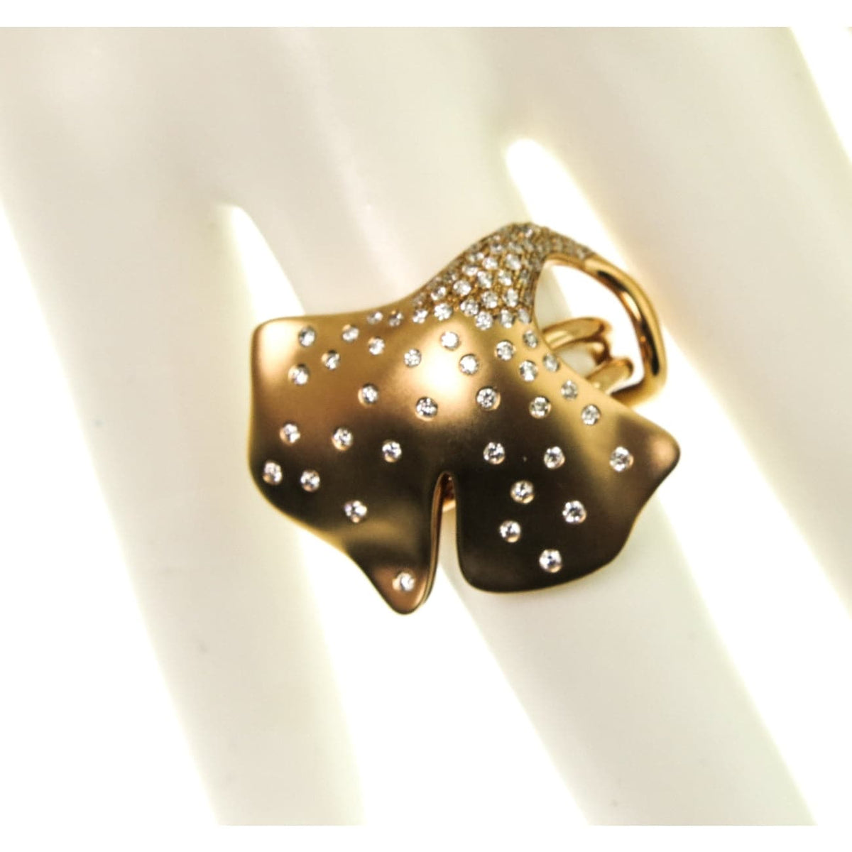 Gatto Jewelry - 18k Rose Gold Ginkgo Ring by Gatto | Manfredi Jewels