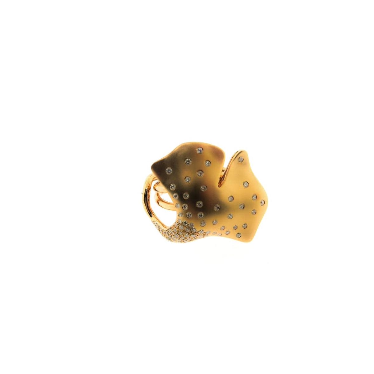 Gatto Jewelry - 18k Rose Gold Ginkgo Ring by Gatto | Manfredi Jewels