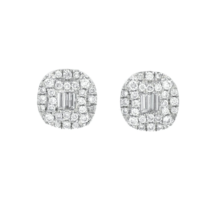 Gregg Ruth Jewelry - Gregg Ruth.53 Carat 18K White Gold Diamond Earrings | Manfredi Jewels