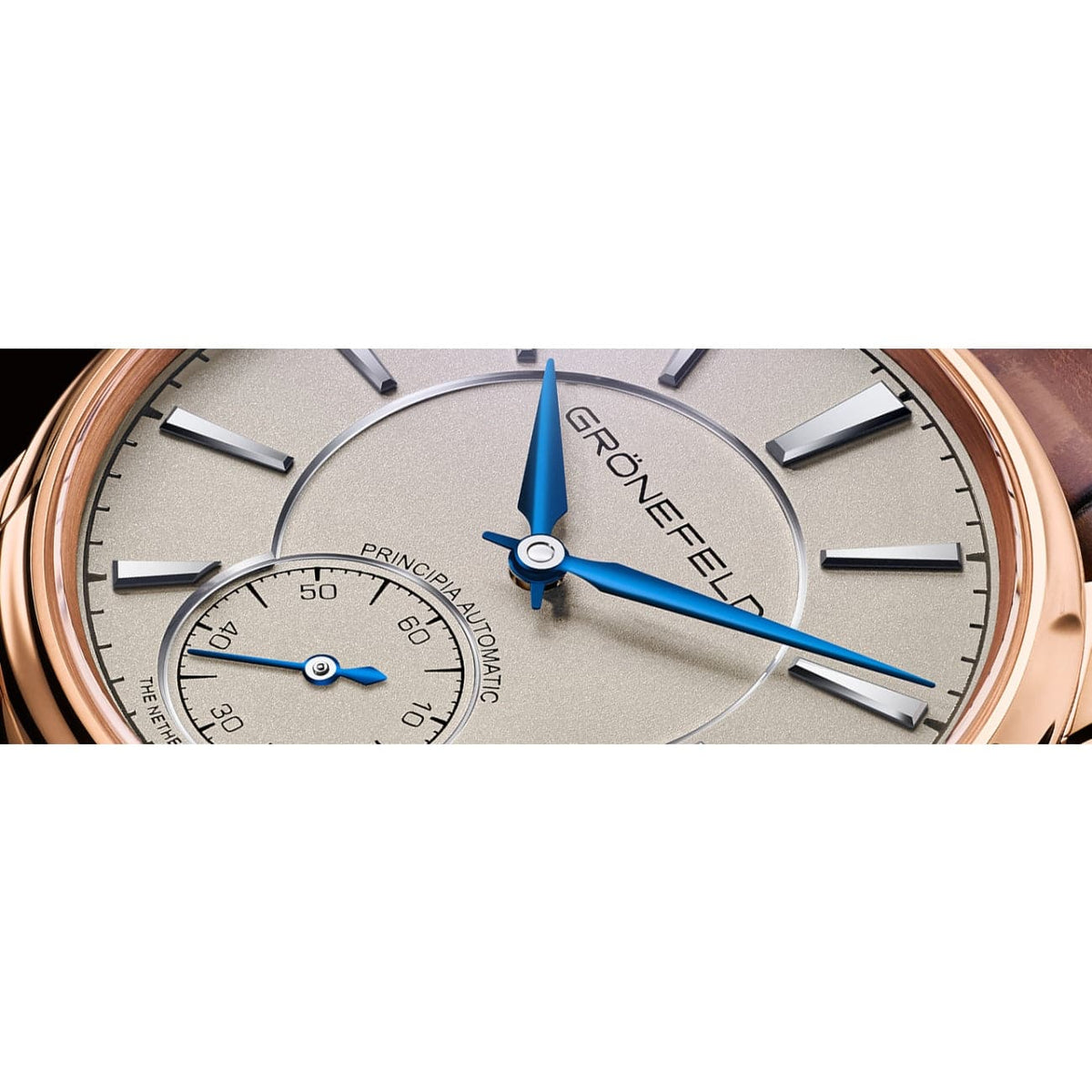 Grönefeld Watches - 1941 PRINCIPIA AUTOMATIC RHODIUM DIAL | Manfredi Jewels