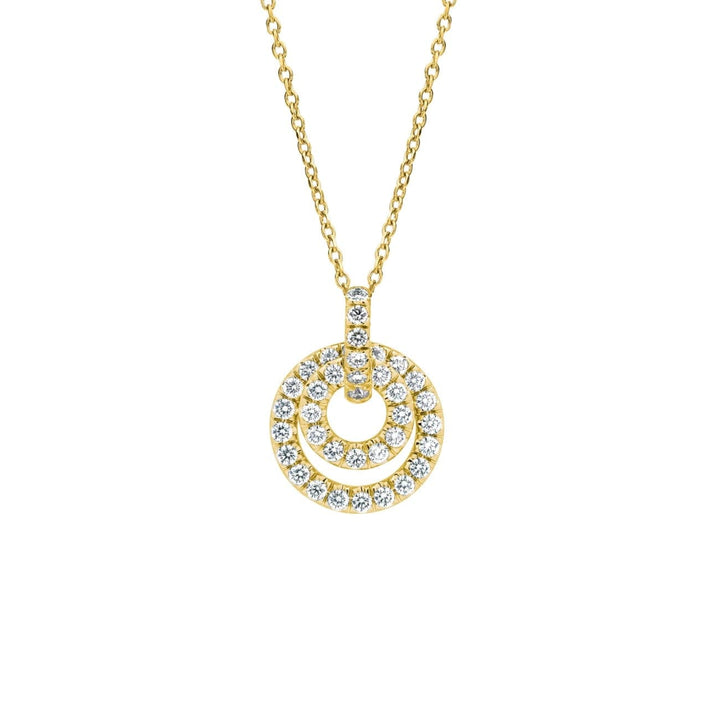 Gumuchian Jewelry - 18Kt Yellow Gold Moon Phase Pendant | Manfredi Jewels