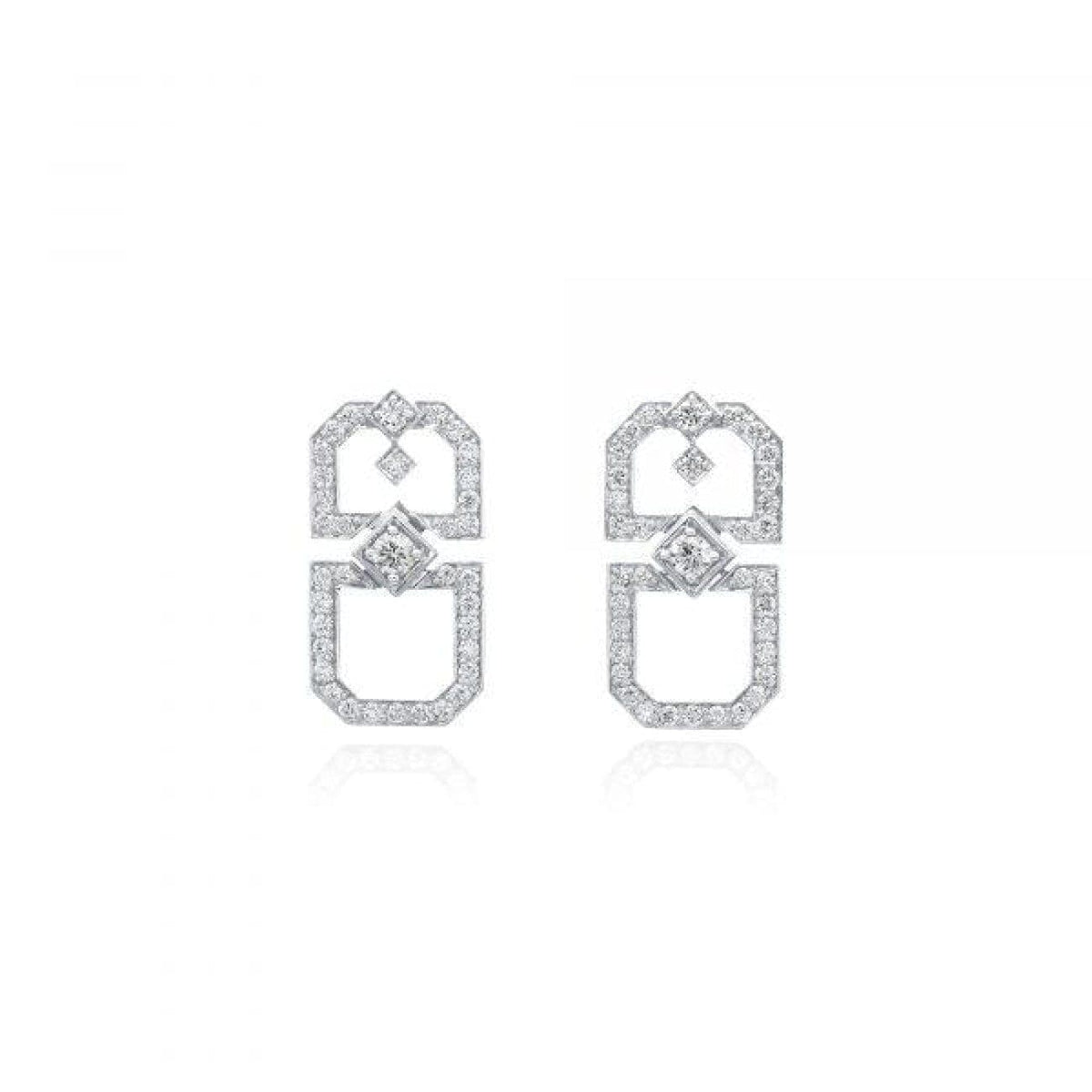 Gumuchian Jewelry - Secret Garden Deco Earrings | Manfredi Jewels