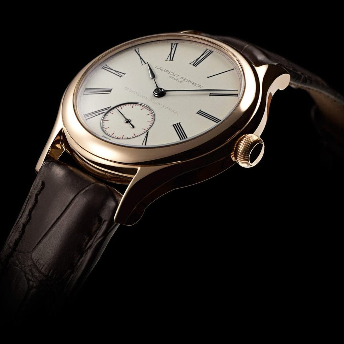 Laurent Ferrier Watches - RED GOLD CASE – IVORY ENEMAL GRAND FEU DIAL (Pre-Order) | Manfredi Jewels