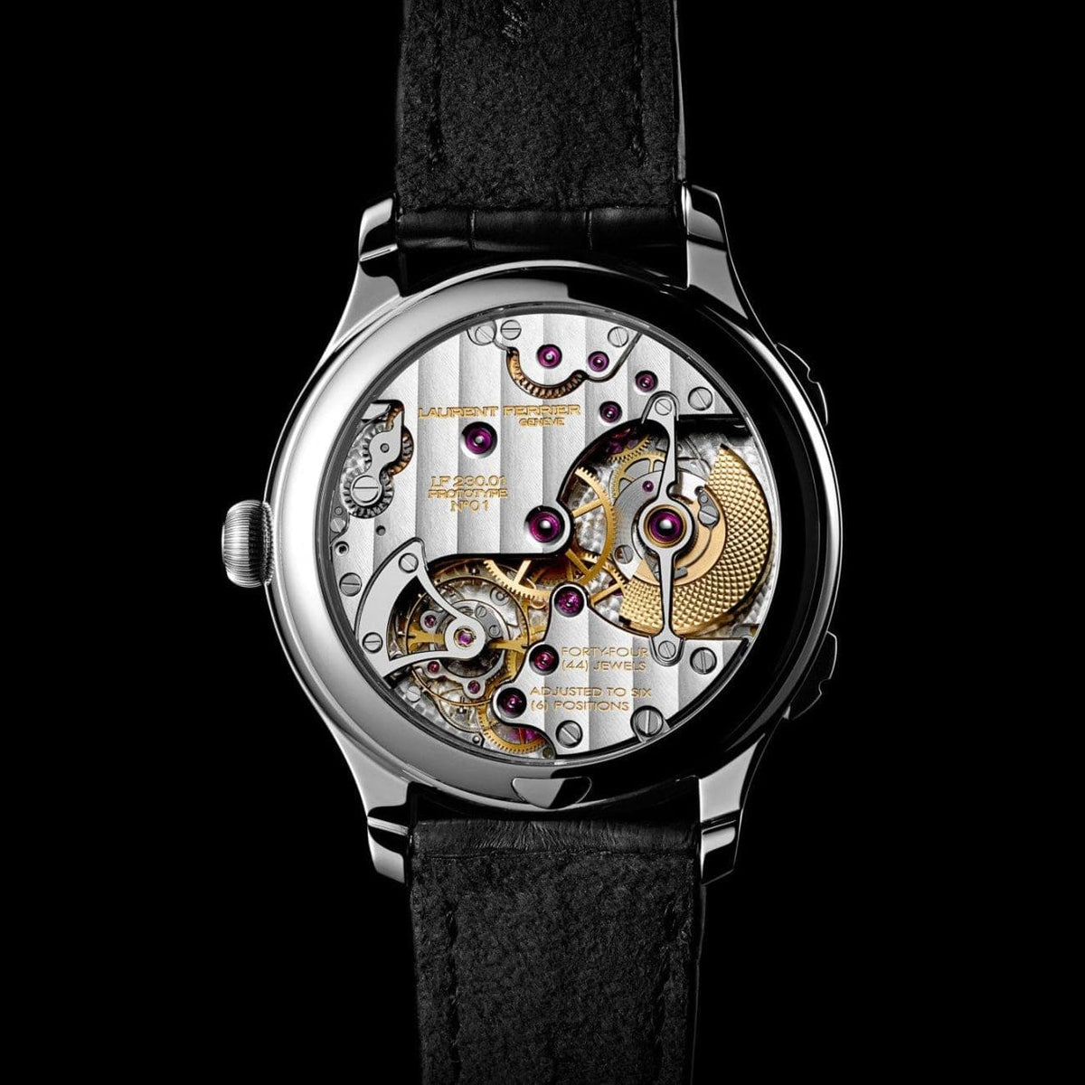 Laurent Ferrier Watches - WHITE GOLD CASE – CHAMPLEVÉ BLUE ENAMEL CENTRE | Manfredi Jewels