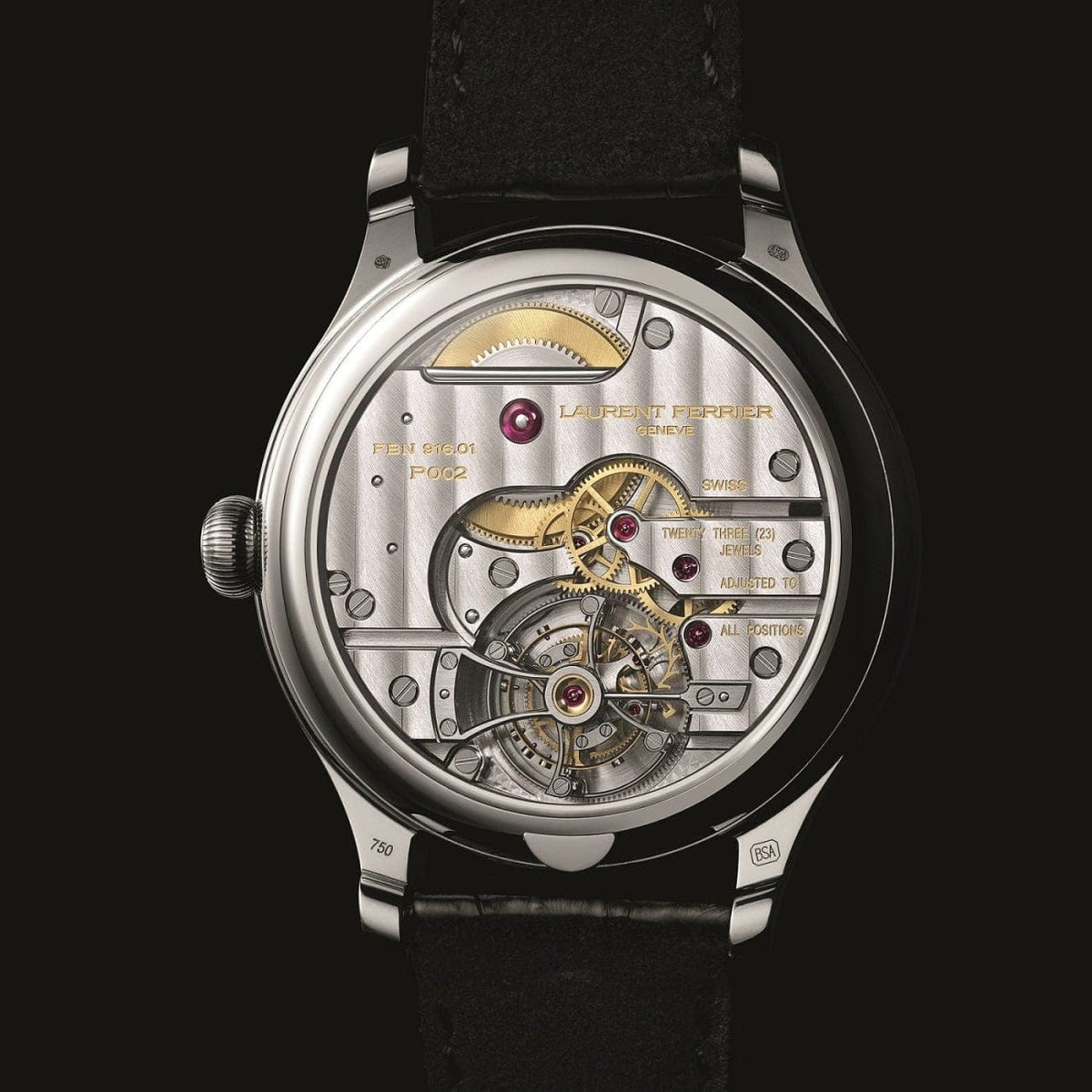 Laurent Ferrier Watches - WHITE GOLD CASE – INVISIBLE SETTING OF BAGUETTE-CUT | Manfredi Jewels