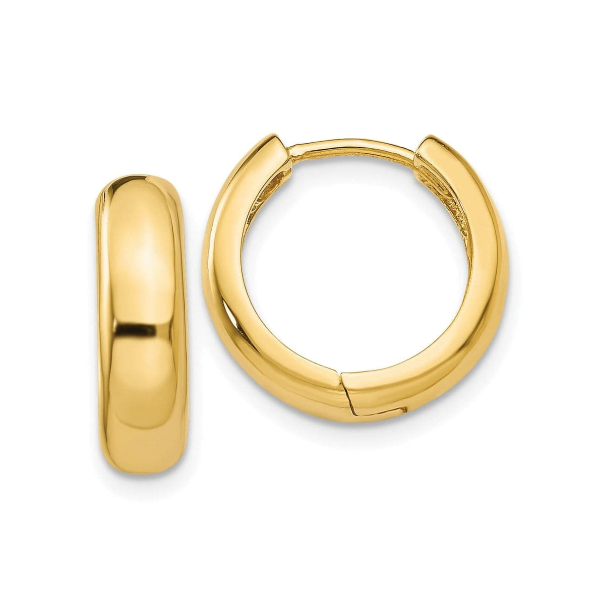 Manfredi Jewels Jewelry - 14k Round Hinged Hoop Earrings | Manfredi Jewels