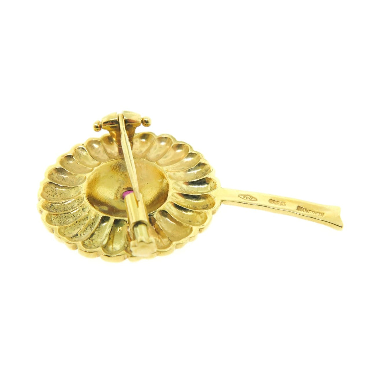 Manfredi Jewels Jewelry - 18k Sunflower Brooch by Manfredi | Manfredi Jewels