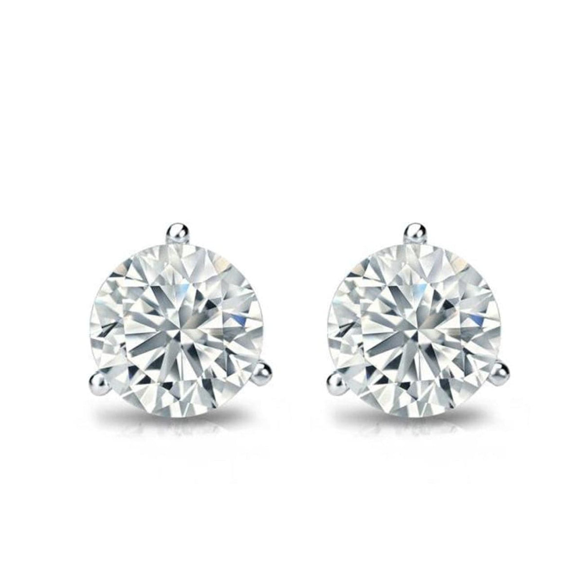 Manfredi Jewels Jewelry - 2.01ct Princess Cut Stud Earrings | Manfredi Jewels