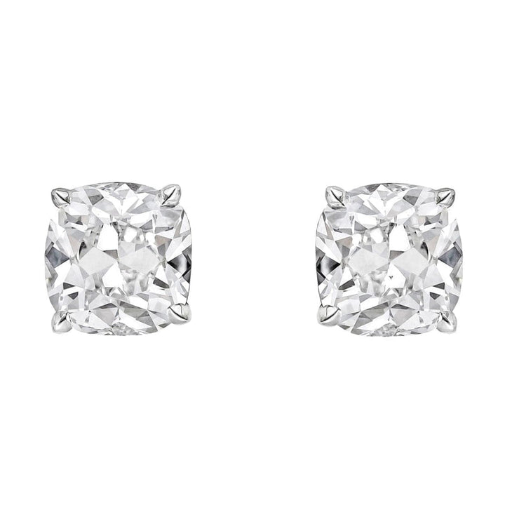 Manfredi Jewels Jewelry - 6.07CT CUSHION DIAMOND STUDS | Manfredi Jewels