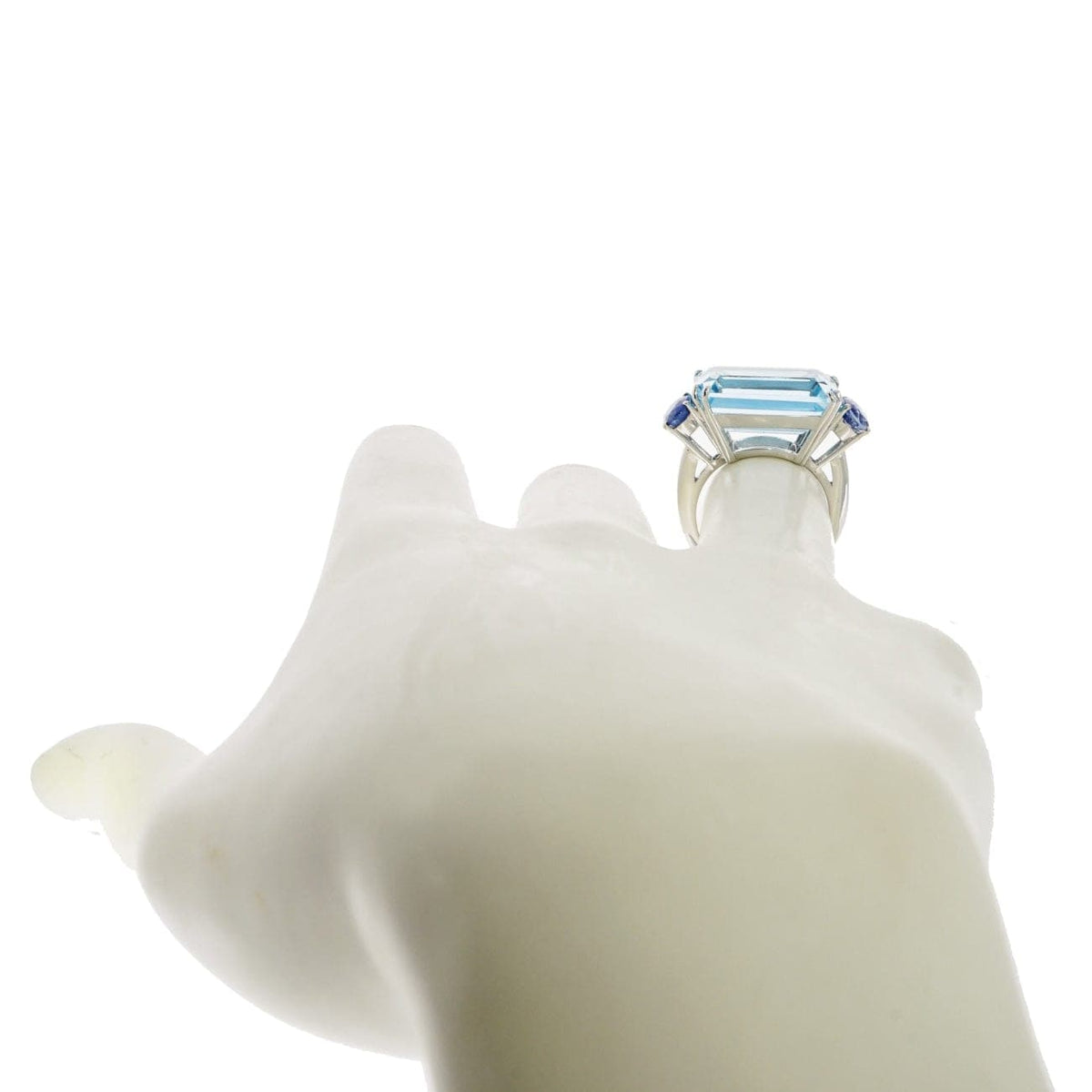 Manfredi Jewels Jewelry - Blue Topaz & Kyanite White Gold Ring | Manfredi Jewels