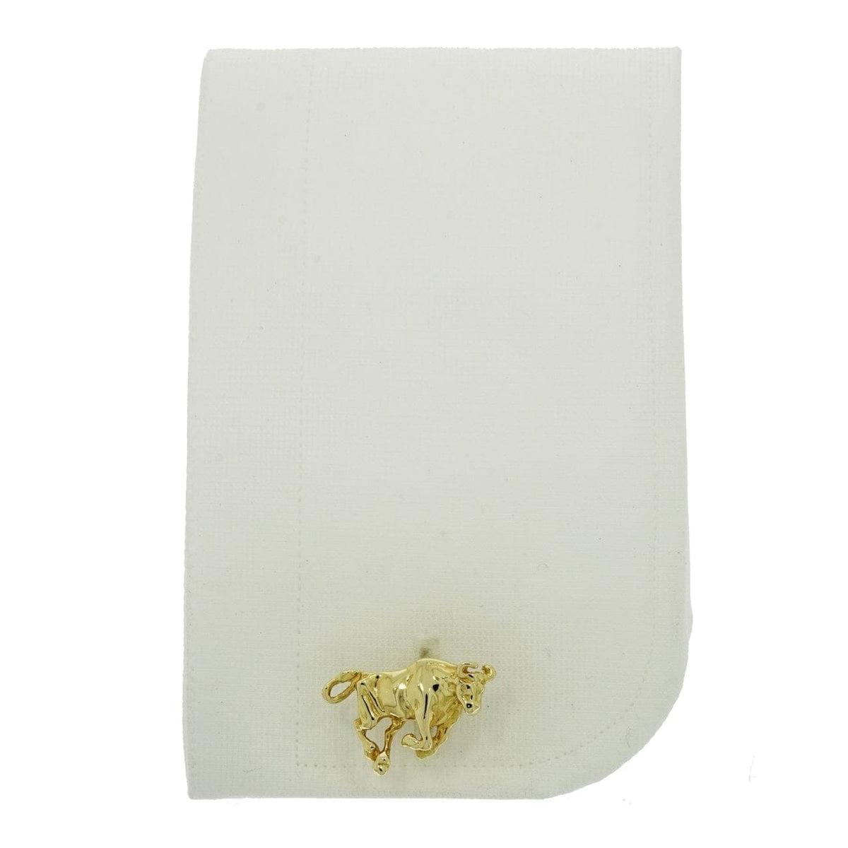 Manfredi Jewels Accessories - Bull and Bear Yellow Gold Cufflinks | Manfredi Jewels