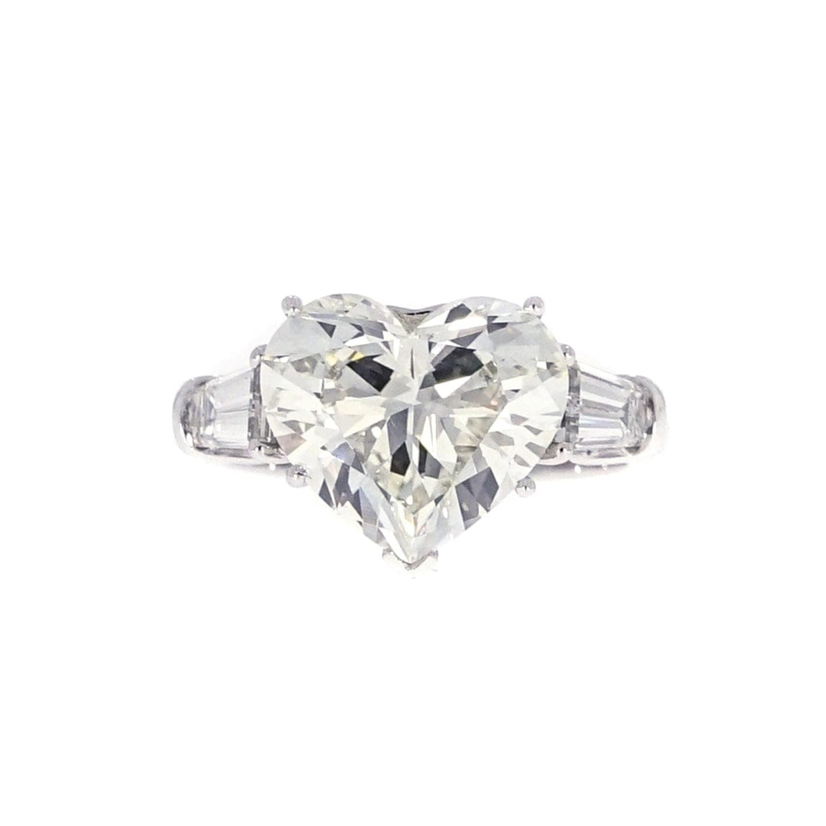 Manfredi Jewels Engagement - Certified 5.02 ct. Heart Shaped Diamond Platinum Engagement Ring | Manfredi Jewels