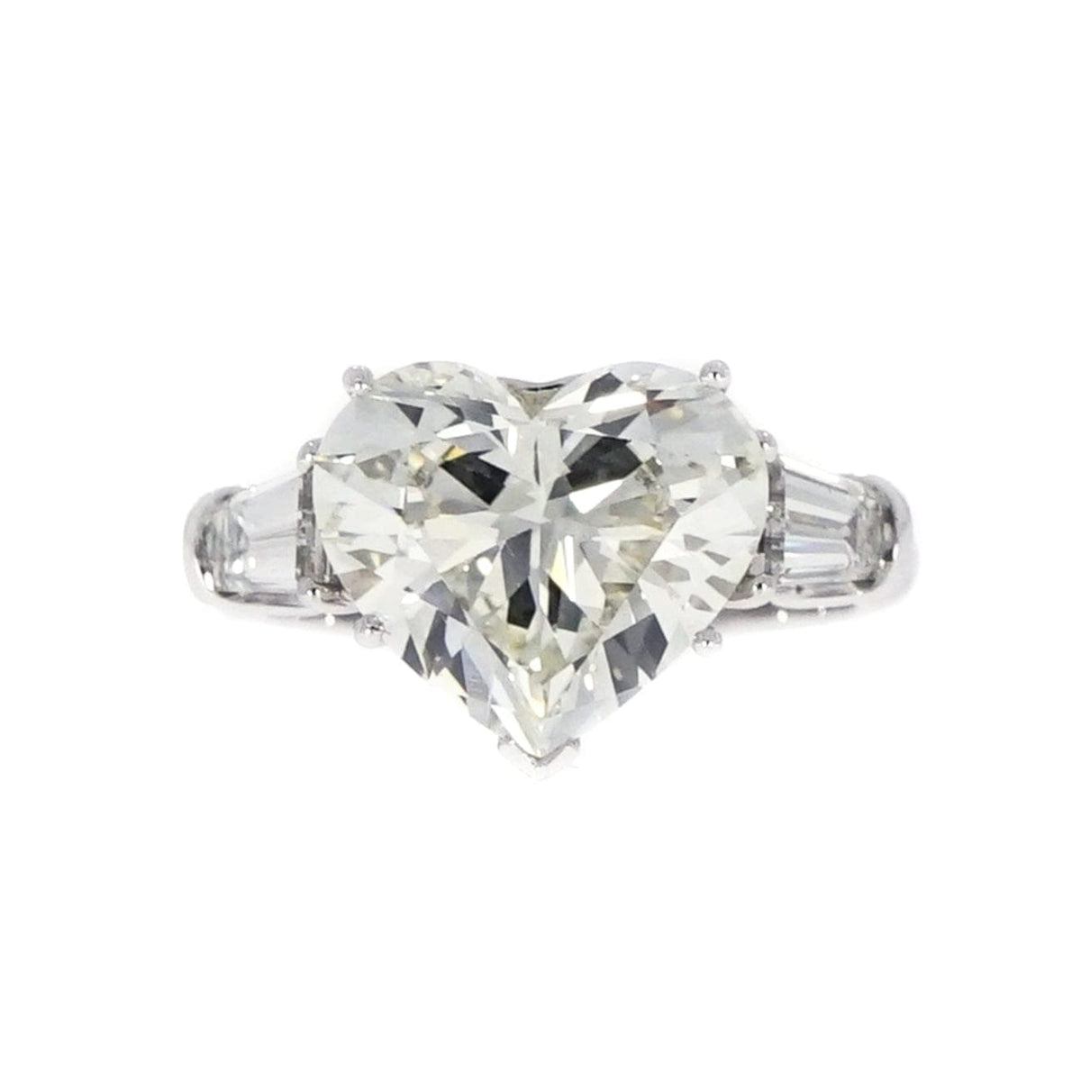 Manfredi Jewels Engagement - Certified 5.02 ct. Heart Shaped Diamond Platinum Engagement Ring | Manfredi Jewels