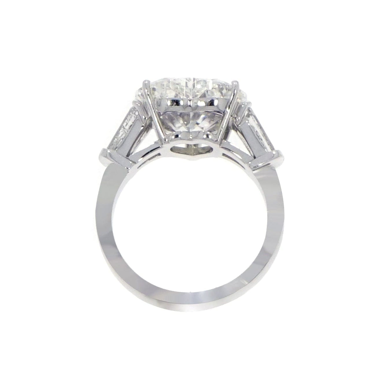 Manfredi Jewels Engagement - Certified 5.02 ct. Heart Shaped Diamond Platinum Engagement Ring | Manfredi Jewels