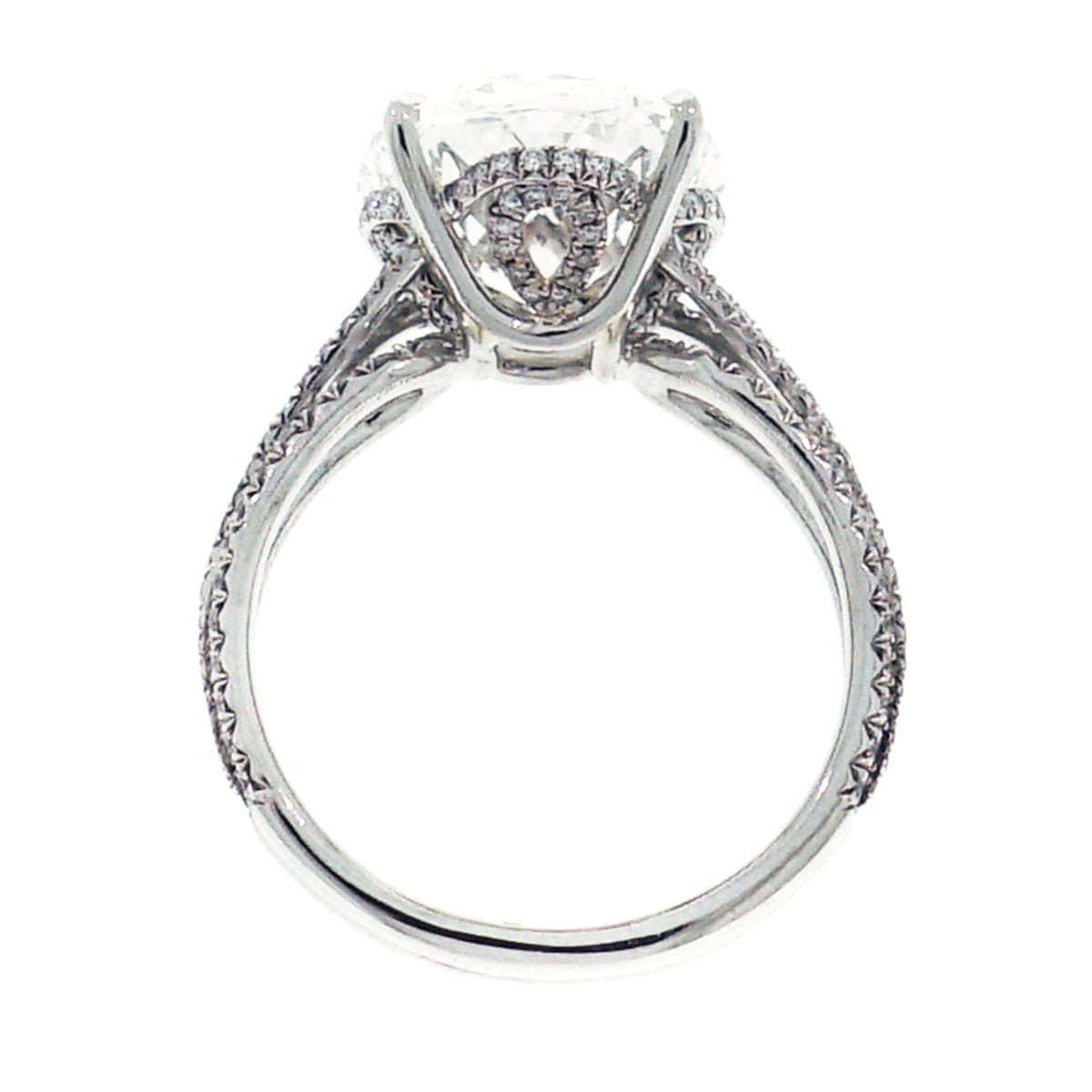 Manfredi Jewels Engagement - GIA Certified 8.76 ct. Oval Kwiat Diamond Platinum Engagement Ring | Manfredi Jewels