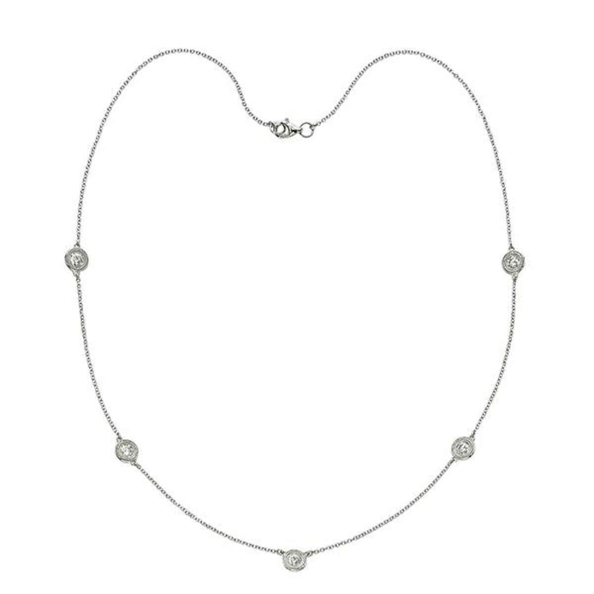 Manfredi Jewels Jewelry - Stone Diamond Necklace | Manfredi Jewels