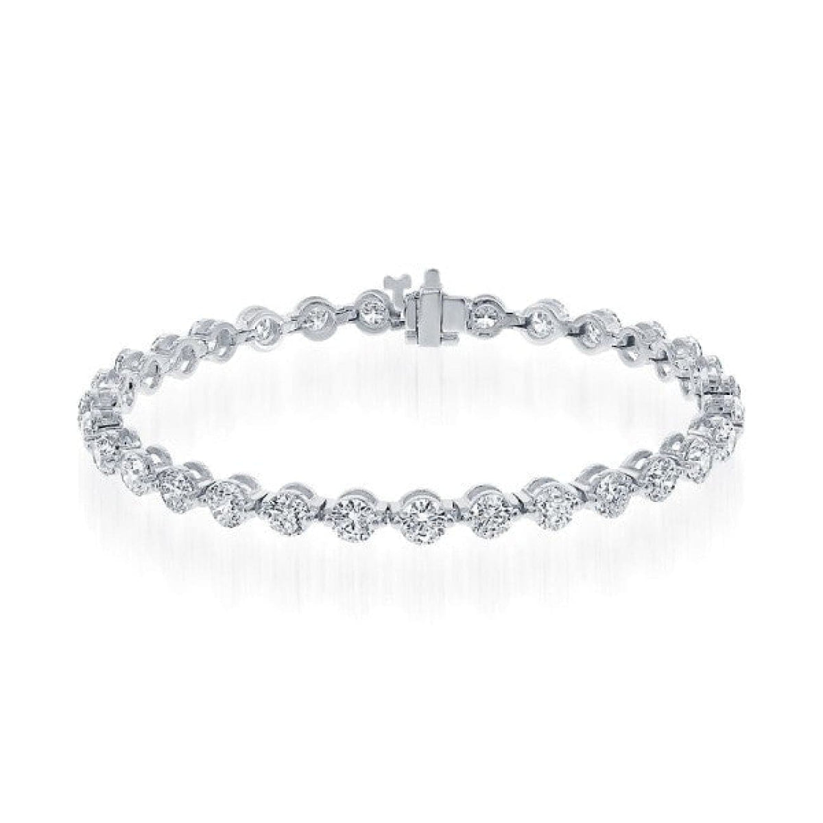 Manfredi Jewels Jewelry - White Gold and Diamond Bracelet | Manfredi Jewels