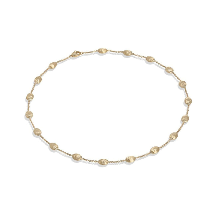 Marco Bicego Jewelry - Siviglia Collection 18K Yellow Gold Medium Bead Short Necklace | Manfredi Jewels