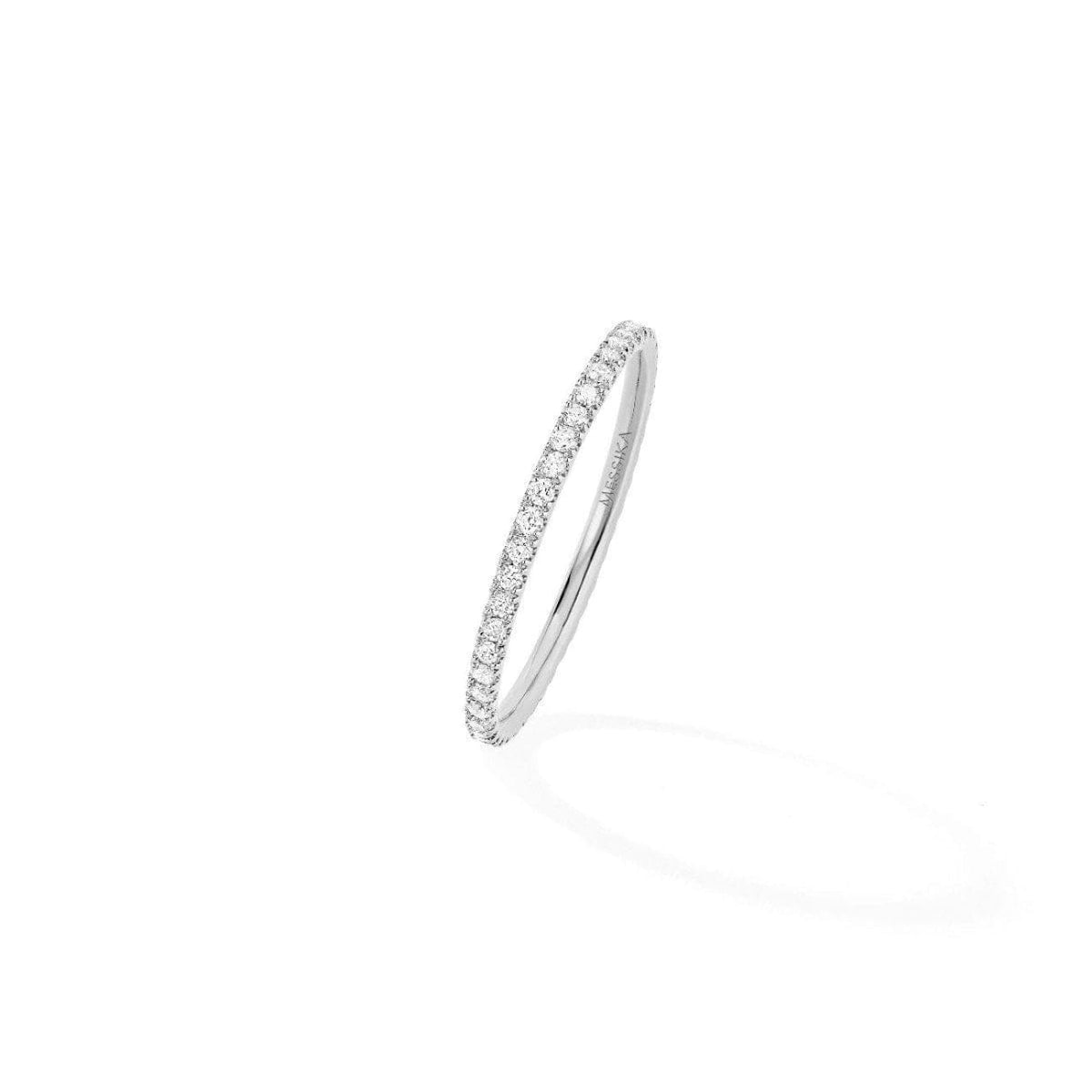 Messika Jewelry - Gatsby Xs Wedding Ring Ring - White Gold | Manfredi Jewels