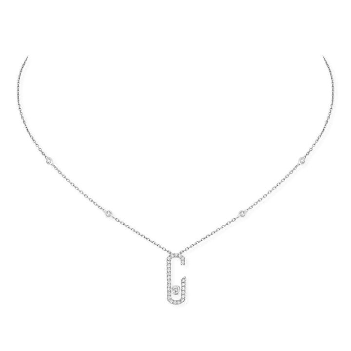 Messika Jewelry - Move Addiction Pavé Diamond Necklace 6814 | Manfredi Jewels