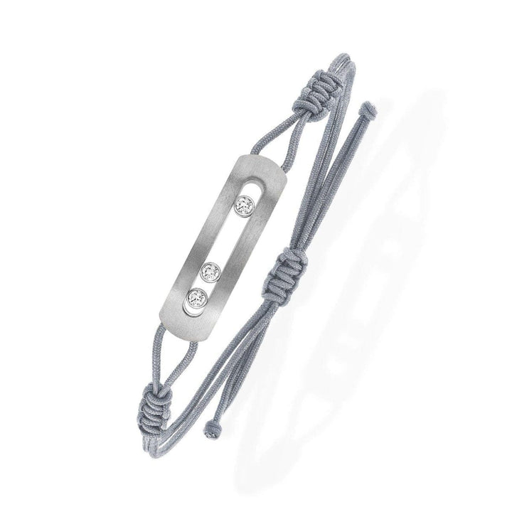 Messika Jewelry - Move Titanium Cord Bracelet - Natural Titanium | Manfredi Jewels