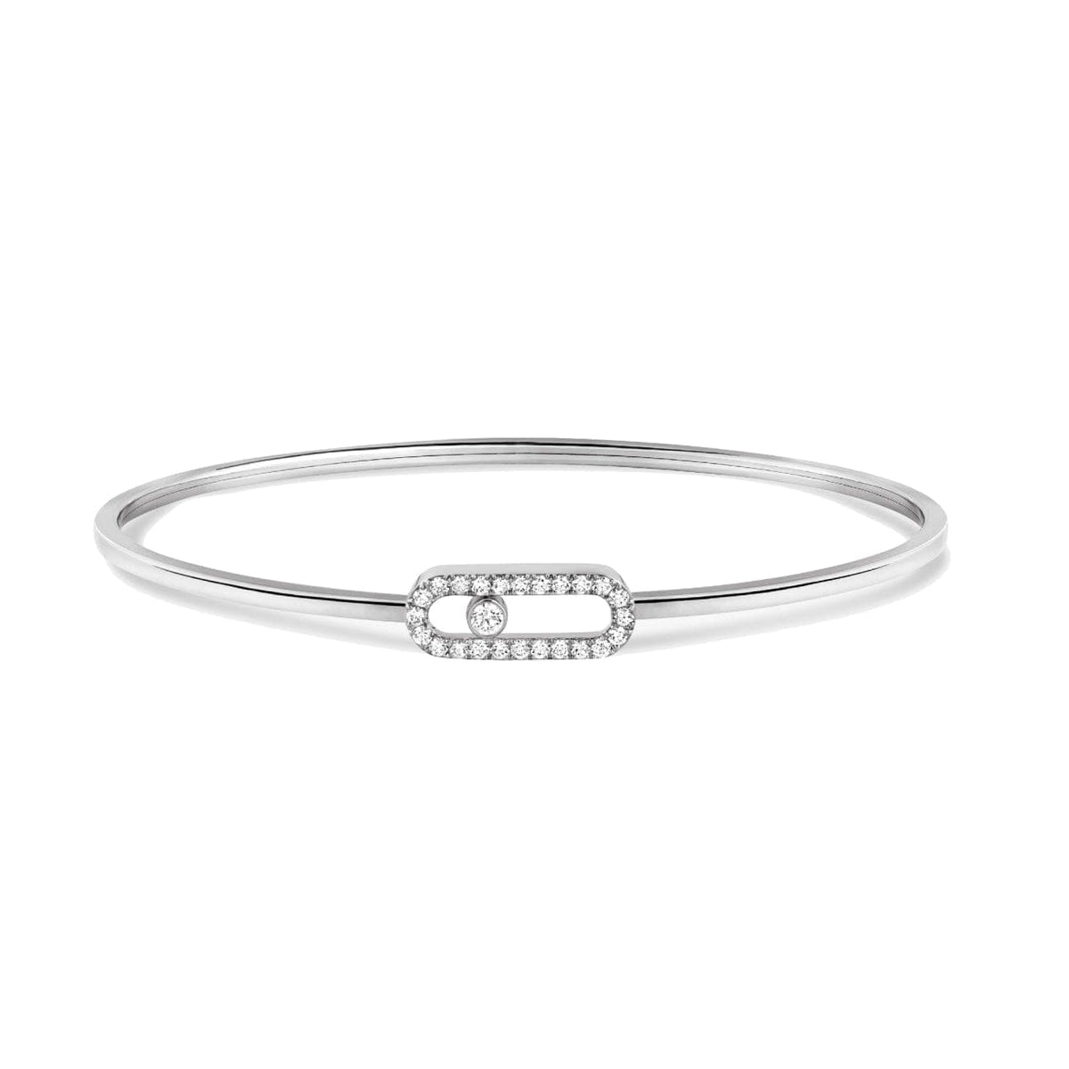 Messika Jewelry - MOVE UNO PAVÉ FLEX BANGLE | Manfredi Jewels