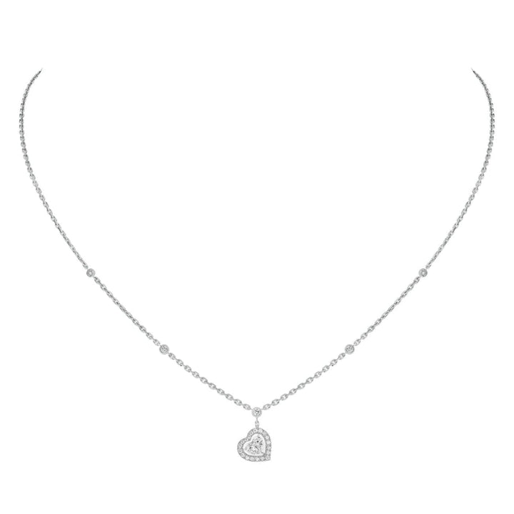 Messika Jewelry - WHITE GOLD JOY CŒUR 0.15-CARAT DIAMOND NECKLACE | Manfredi Jewels
