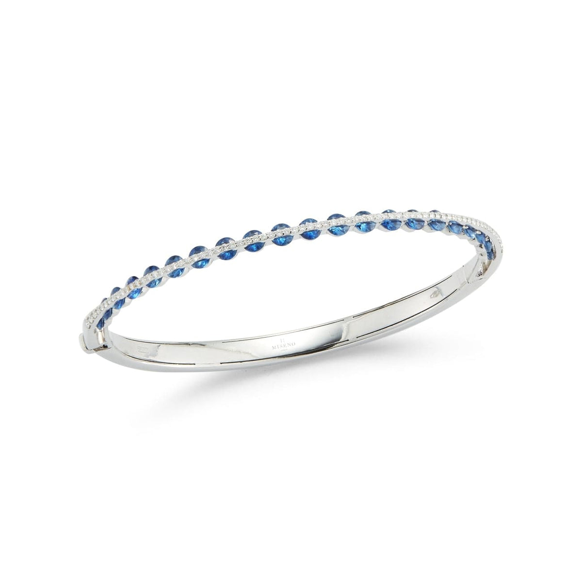 Miseno Jewelry - 18K WHITE GOLD AND SAPPHIRE BRACELET | Manfredi Jewels