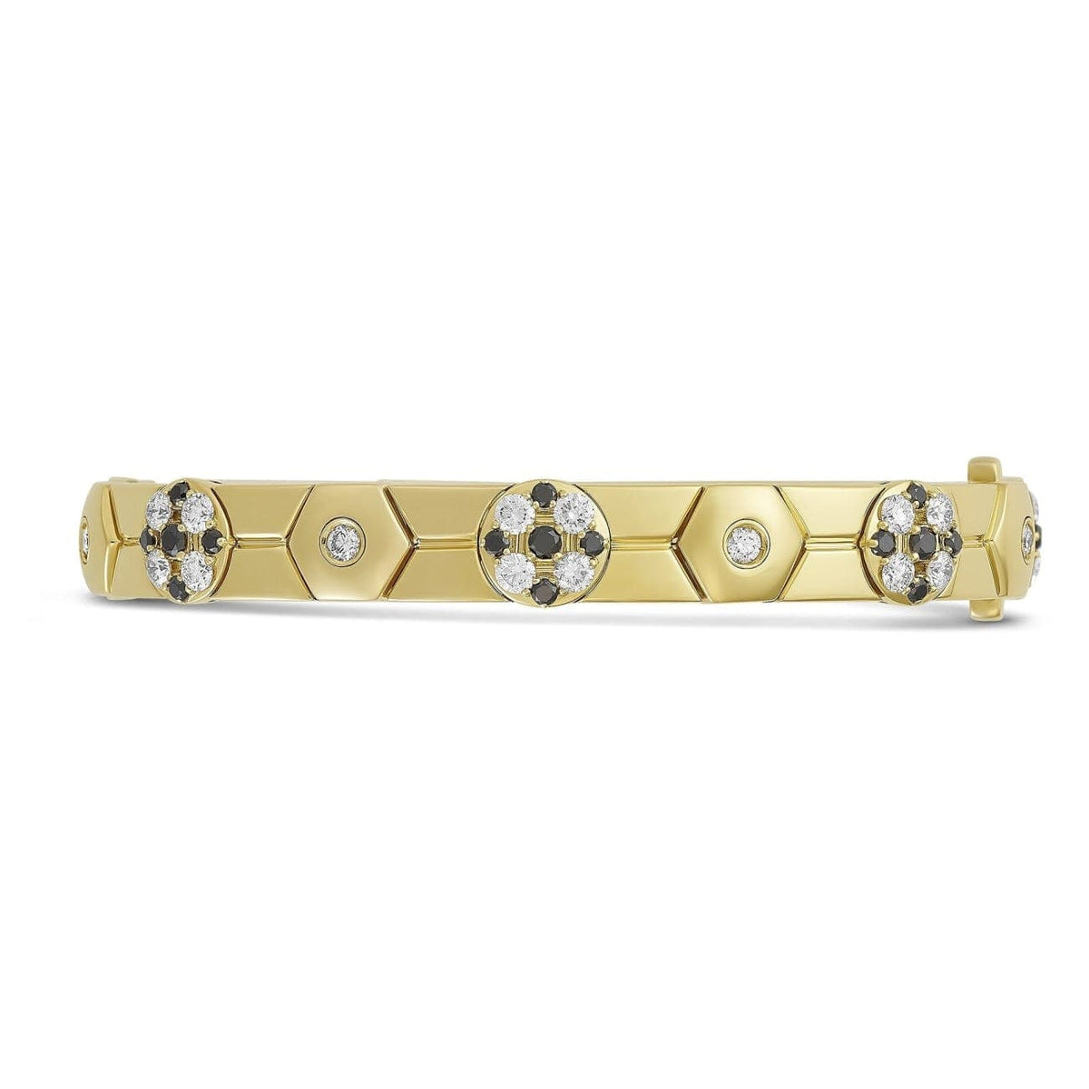 Miseno Jewelry - Baia Sommersa Bracelet - White and Black Diamonds | Manfredi Jewels