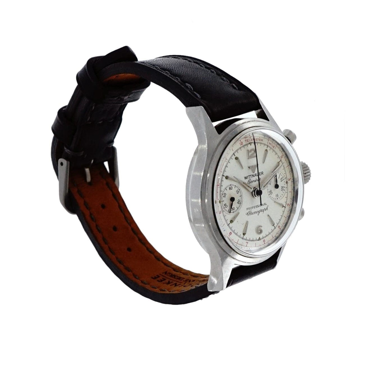 Pre-Owned Wittnauer Pre-Owned Watches - Vintage Chronograph Stainless Steel | Manfredi Jewels
