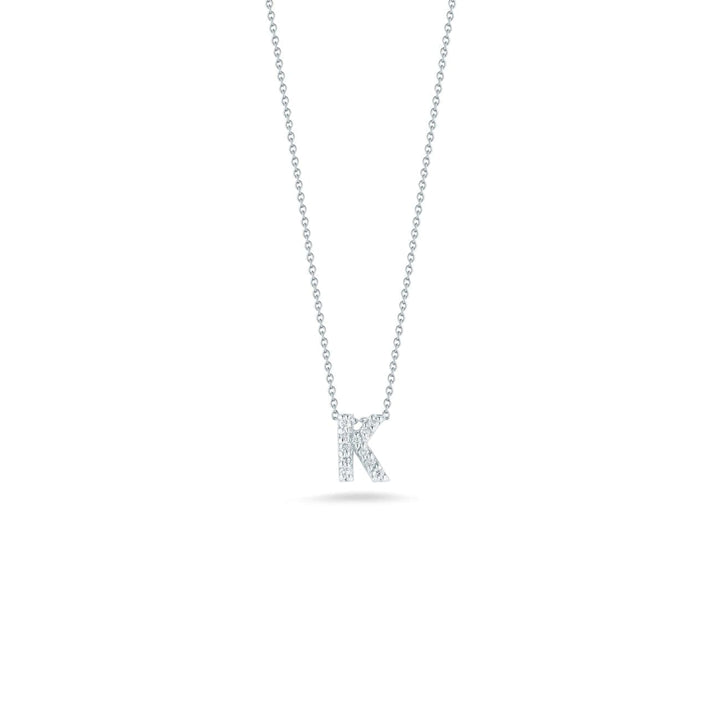 Roberto Coin Jewelry - LOVE LETTER K PENDANT WITH DIAMONDS | Manfredi Jewels