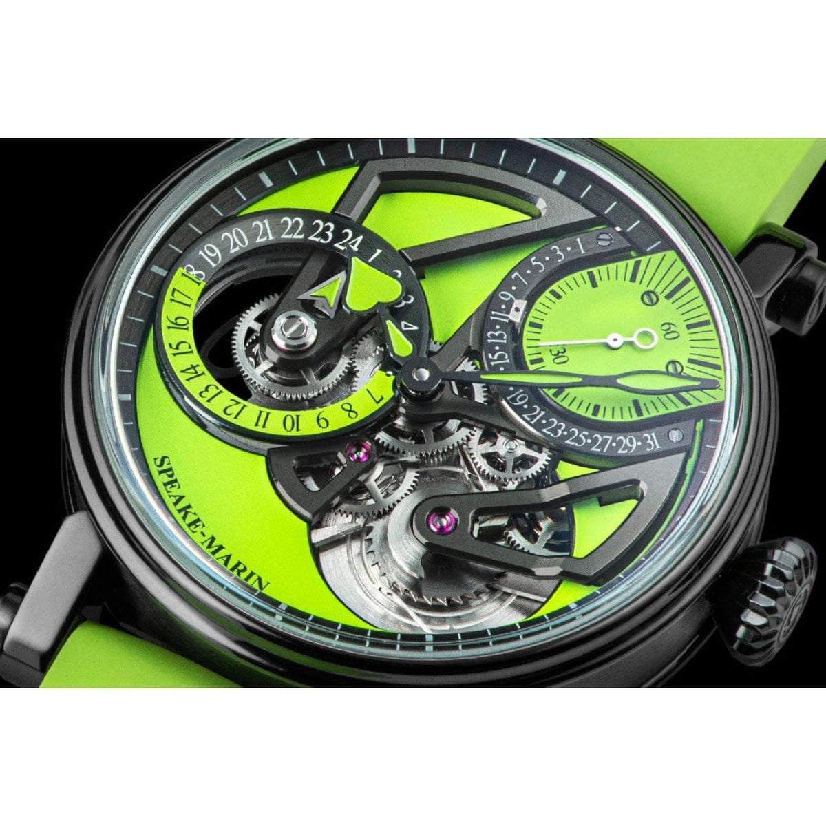 Speake Marin New Watches - One & Two - DUAL TIME LIME | Manfredi Jewels