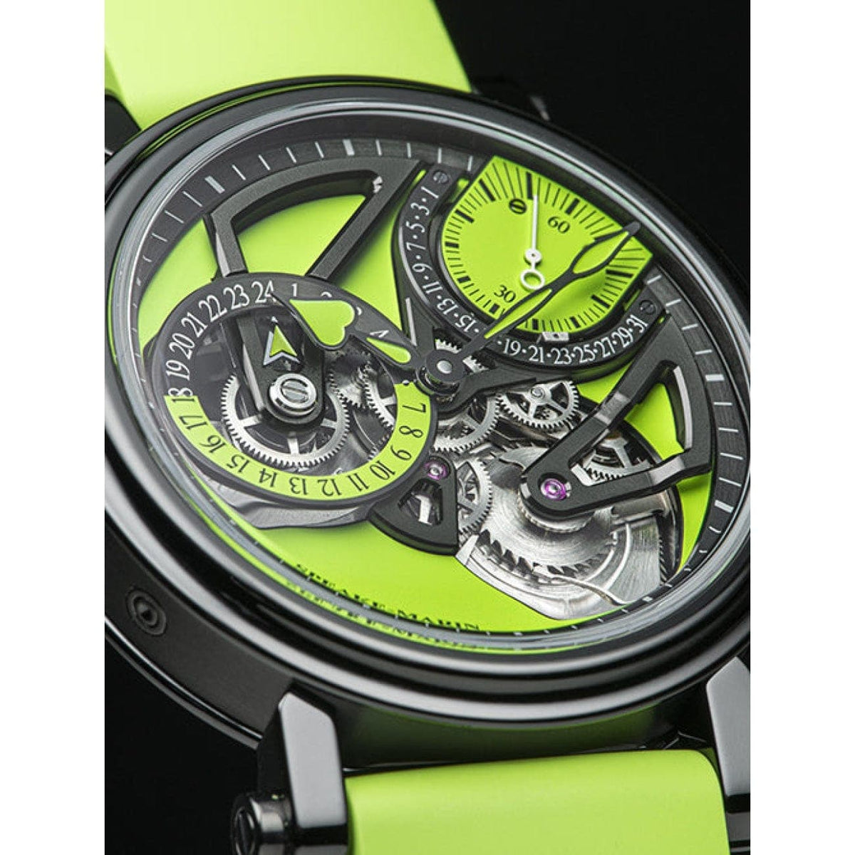 Speake Marin New Watches - One & Two - DUAL TIME LIME | Manfredi Jewels