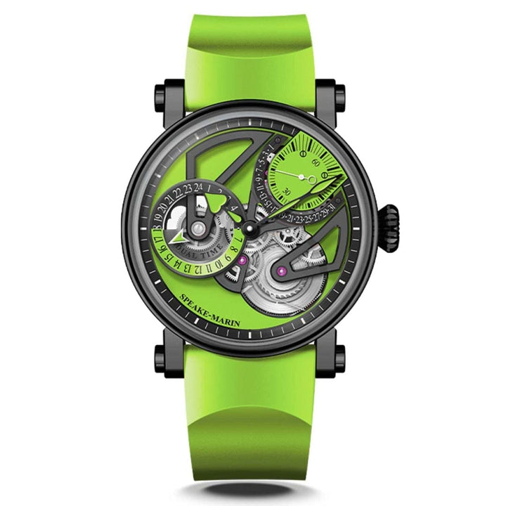 Speake Marin New Watches - One & Two - DUAL TIME LIME | Manfredi Jewels