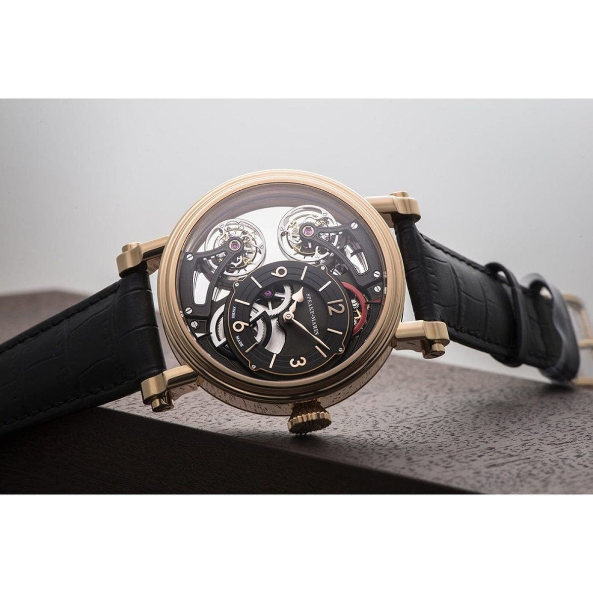 Speake Marin Watches - VERTICAL DOUBLE TOURBILLON OPENWORKED (PRE-ORDER) | Manfredi Jewels