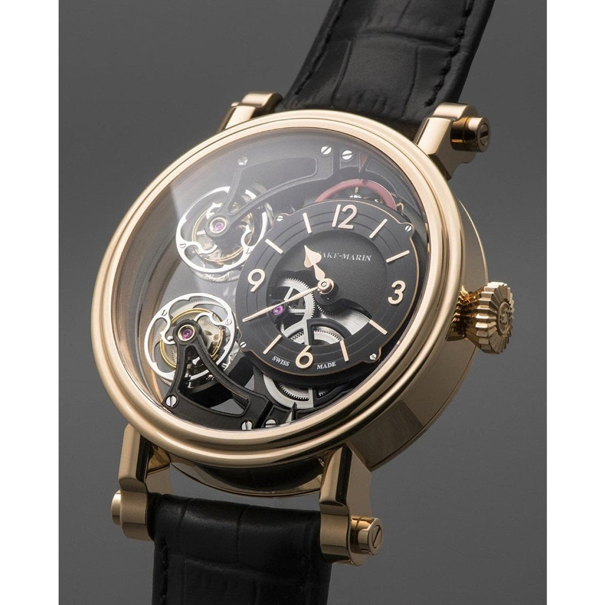 Speake Marin Watches - VERTICAL DOUBLE TOURBILLON OPENWORKED (PRE-ORDER) | Manfredi Jewels