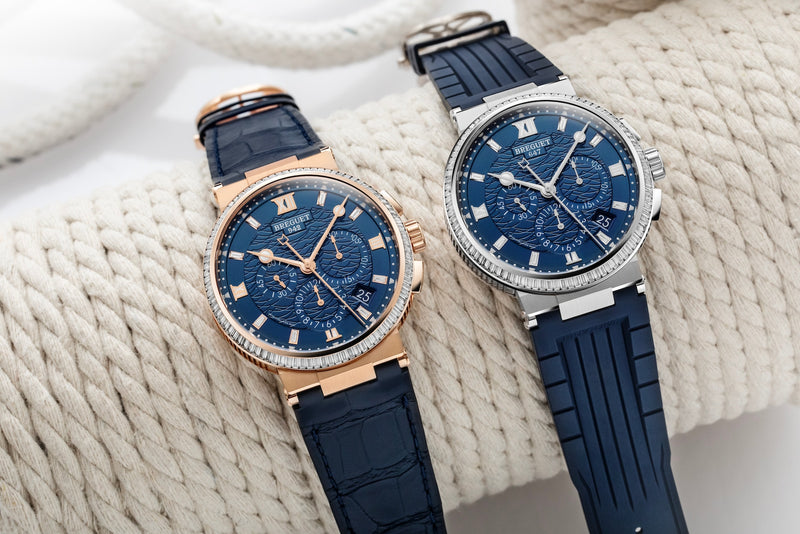 New diamond-set models join the Marine collection